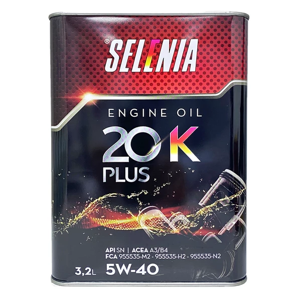 Selenia 20K Plus Wide Range 5W-40 Motor Yağı 2 x 3.2 L ürün görseli 1