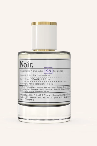 K5 Kadın EDP Parfüm 50 ML ürün görseli 1