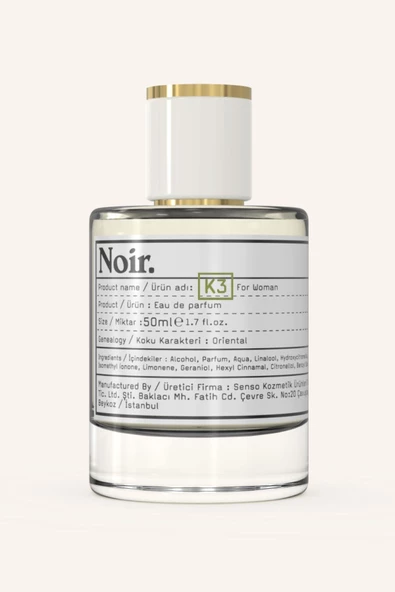 K3 Kadın EDP Parfüm 50 ML ürün görseli 1