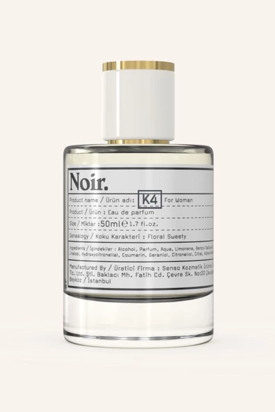 K4 Kadın EDP Parfüm 50 ML ürün görseli 1