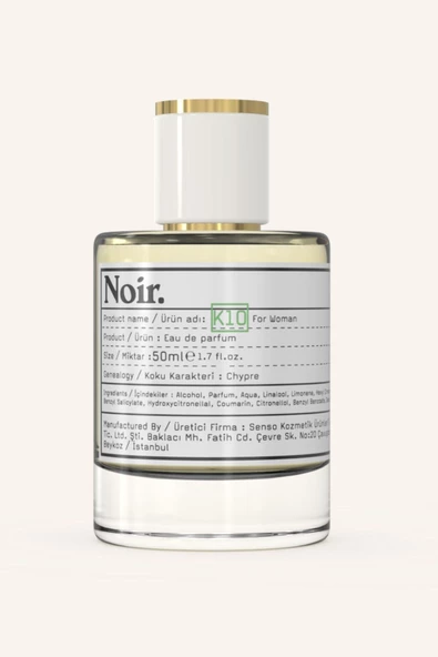 K10 Kadın EDP Parfüm 50 ML ürün görseli 1