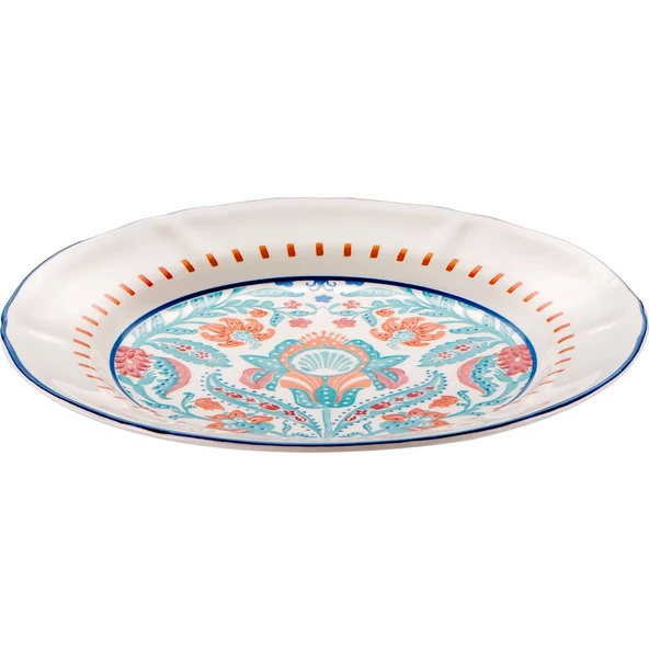 EMSAN HASBAHÇE SERVİS TABAĞI 26 CM - Resim 3