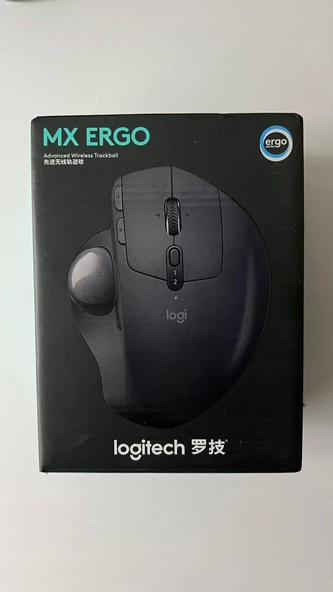 Logitech MX Ergo Kablosuz Konforlu Trackball Mouse - Siyah (Outlet) ürün görseli 1