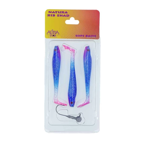 Albastar Natura Rib Shad Maket Balık 90mm  11 ürün görseli 1