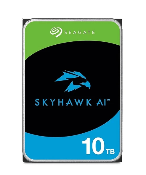 Seagate SKYHAWK ST10000VE001 10TB 3.5 AI SATA3 7200RPM 256MB 7/24 Güvenlik Diski Garantili ürün görseli 1