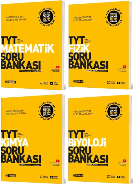 Hız 2025 Tyt Matematik Fizik Kimya Biyoloji Soru Seti 4 Kitap ürün görseli 1