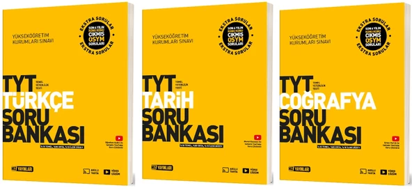 Hız 2025 Tyt Türkçe + Tarih + Coğrafya Soru Seti 3 Kitap ürün görseli 1