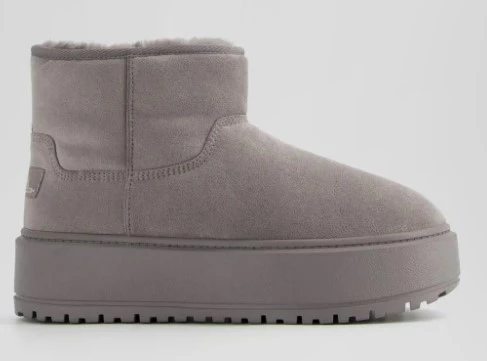 Pull & Bear Suni kürk astarlı platform bilekte bot - Resim 2
