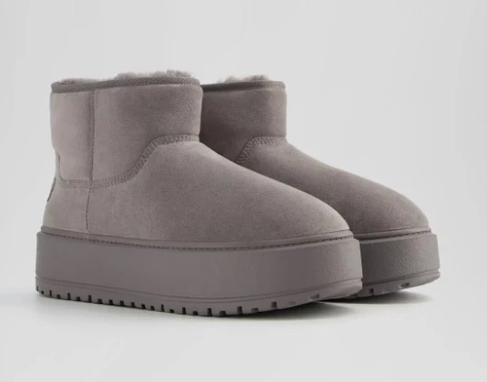 Pull & Bear Suni kürk astarlı platform bilekte bot ürün görseli 1