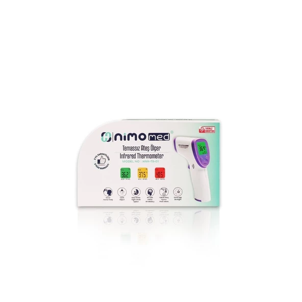 Nimomed HNK-TB-01 Temassız Kızılötesi Alından Ateş Ölçer ürün görseli 1