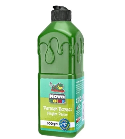 Nova Color Parmak Boyası 500Ml Yeşil ürün görseli 1