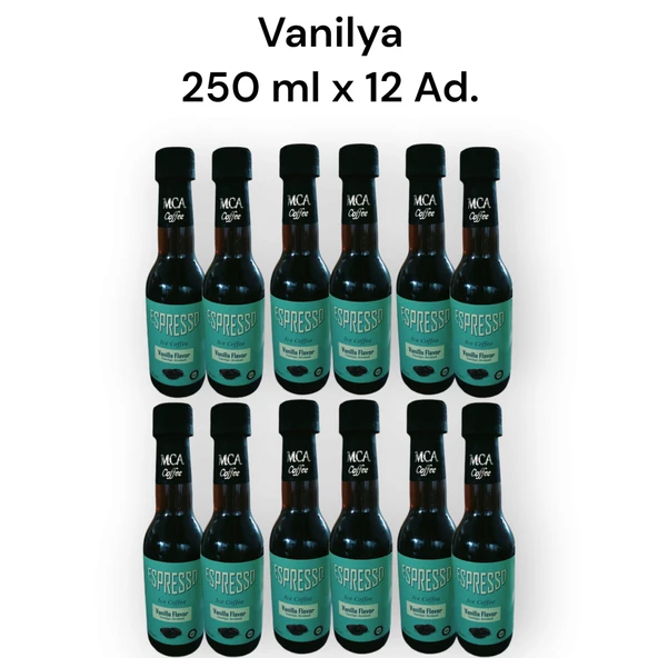 MCA Espresso Soğuk Kahve (VANİLYA) 250 ML x 12 adet ürün görseli 1