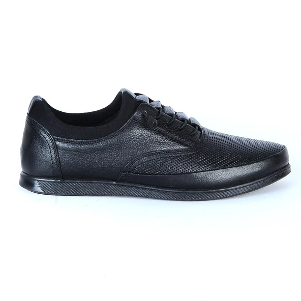 Dropland 7863-2 Milano Siyah %100 Deri Erkek Casual Ayakkabı ürün görseli 1