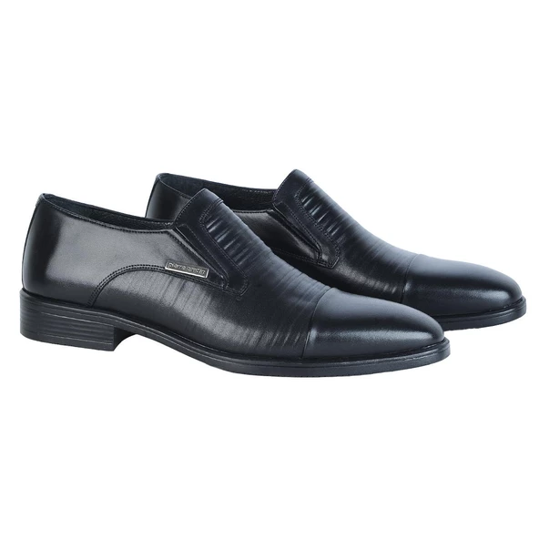 Pierre Cardin 120525 Exclusıve Siyah Deri Erkek Klasik Ayakkabı ürün görseli 1