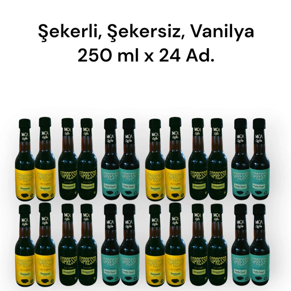 MCA Espresso Soğuk Kahve () 250 MLKARIŞIK KOLİ x 24 adet ürün görseli 1