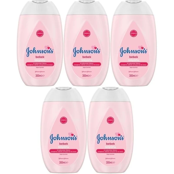 Johnsons Baby Bebek Losyon 300ML (5 Li Set) ürün görseli 1