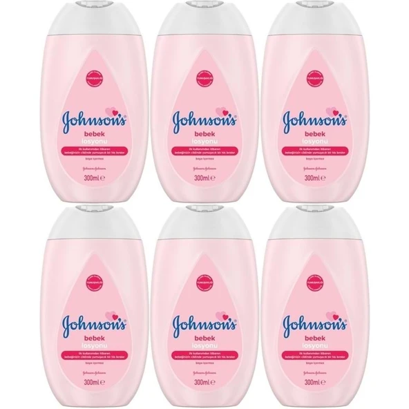 Johnsons Baby Bebek Losyon 300ML (6 Lı Set) ürün görseli 1