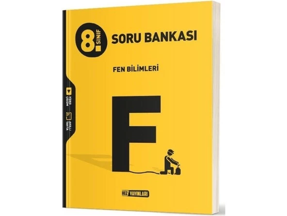 Hız Yayınları 8. Sınıf Fen Bilimleri Soru Bankası ürün görseli 1