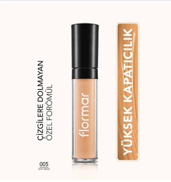 Flormar Perfect Coverage Hafif Yapılı Kapatıcı 005 Soft Beige: Sıcak Alt Ton ürün görseli 1