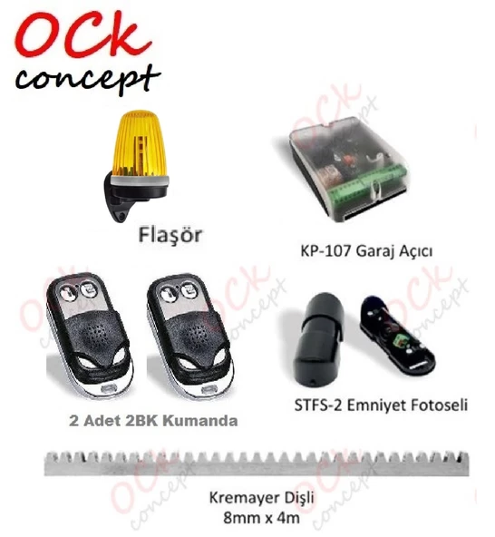 Cuppon CSG 600 Yana Kayar Kapı Motoru Seti - Resim 3