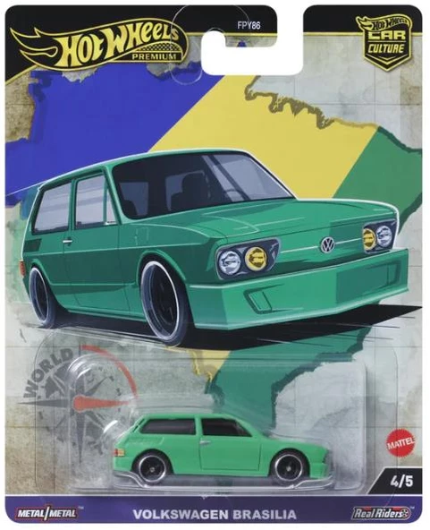 Hot Wheels Premium Car Culture Volkswagen Brasilia HRV82 ürün görseli 1