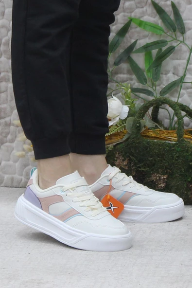 Kinetix Adexa Pu W Bej Hafif Rahat Orijinal Ürün Sneaker Kadın Ayakkabı ürün görseli 1