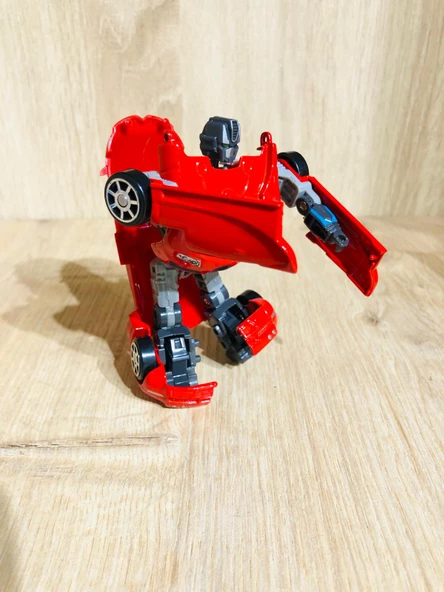 Transformers Metal Araçlar 12 cm Kırmızı - Resim 4