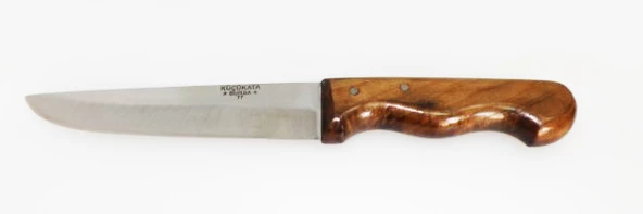 Küçükata Bursa Kalın Küt Kasap Bıçağı No:2, 15,5 cm - Ahşap Sap ürün görseli 1