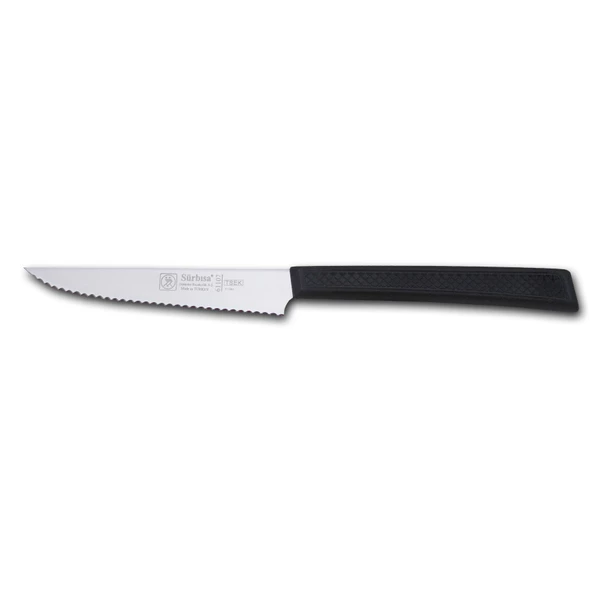 61107 - Sürmene Lazerli Tırtıklı Biftek / Steak Bıçağı 12 cm ürün görseli 1