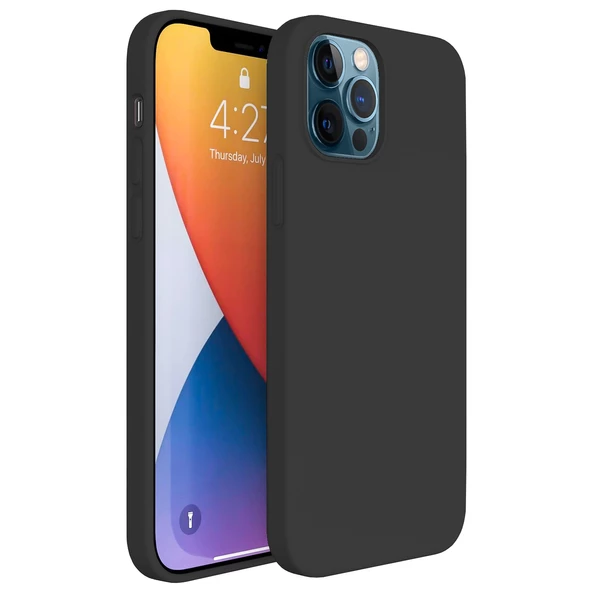 iPhone 12 Pro Max Kılıf FitCase PremiumS Silikon Arka Kapak - Resim 8