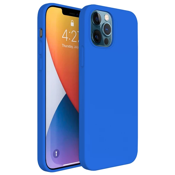 iPhone 12 Pro Max Kılıf FitCase PremiumS Silikon Arka Kapak - Resim 6