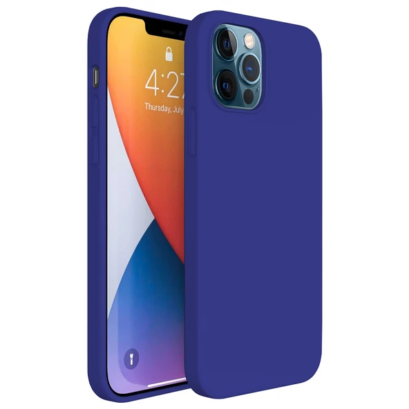 iPhone 12 Pro Max Kılıf FitCase PremiumS Silikon Arka Kapak - Resim 5