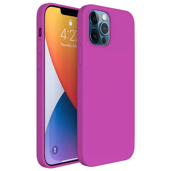 iPhone 12 Pro Max Kılıf FitCase PremiumS Silikon Arka Kapak - Resim 7