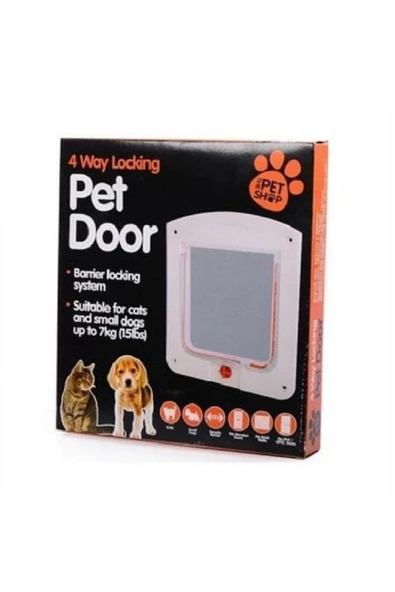 Pet Door 4 Yollu Kedi Kapısı 22x20x3 Cm ürün görseli 1