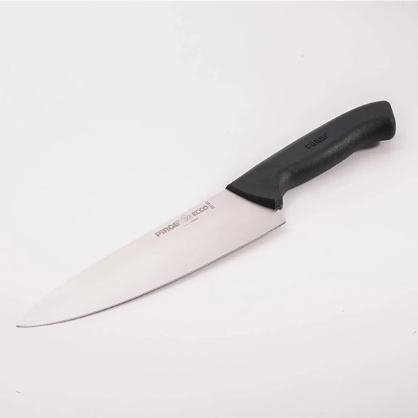 38160 Ecco Şef Bıçağı 19 cm - Siyah ürün görseli 1