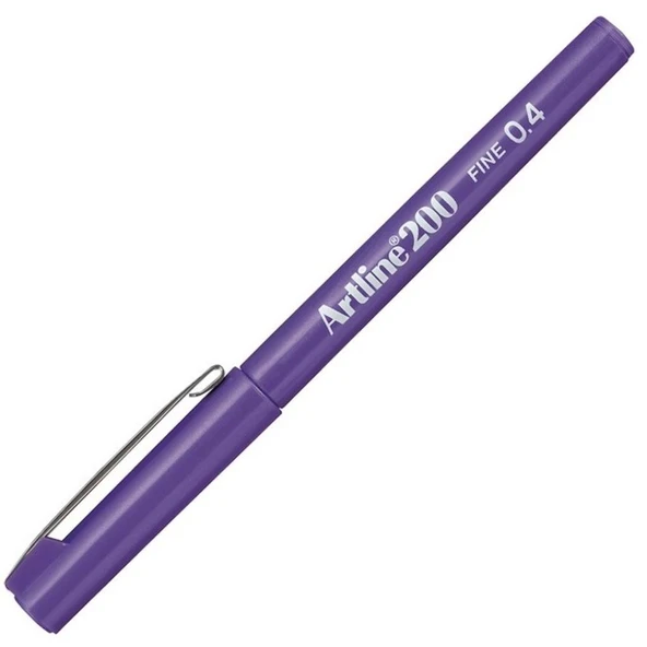 ARTLINE FINELINER KALEM 0.4 MOR (EK-200) ürün görseli 1