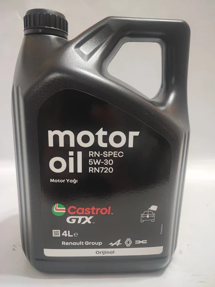 CASTROL GTX 5W-30 RN720 4LT MOTOR YAĞI RENAULT ürün görseli 1