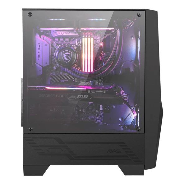 MSI MAG FORGE 100R TEMPERLİ CAM ATX GAMING KASA - Resim 4