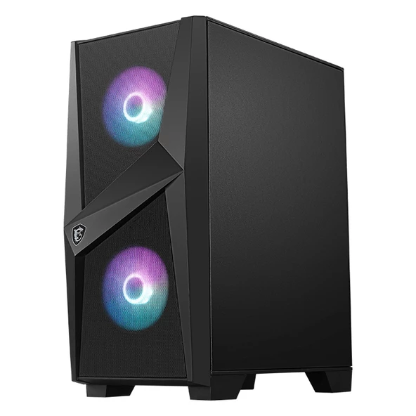 MSI MAG FORGE 100R TEMPERLİ CAM ATX GAMING KASA - Resim 3