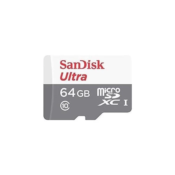 Sandisk Sdsqunr-064G-Gn3Mn 64Gb Gb Ultra Msdxc 100Mb/S Class 10 Uhs-I Micro Sd Kart ürün görseli 1