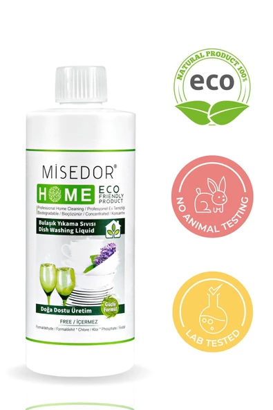 MİSEDOR Doğal Bulaşık Yıkama Sıvısı 500 Ml ürün görseli 1