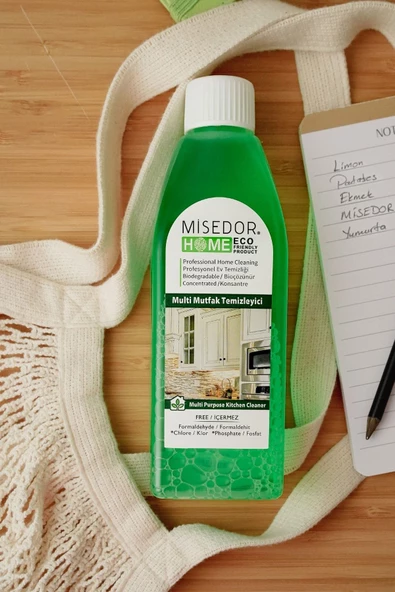 MİSEDOR 3 Lü Set Doğal Mutfak Temizleyici 400 ml - Resim 3