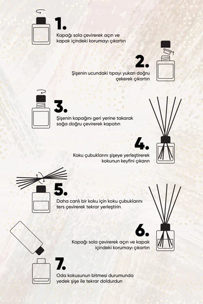 MİSEDOR Vanilya Çubuklu Oda Kokusu 120 ml - Resim 5