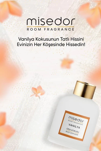 MİSEDOR Vanilya Çubuklu Oda Kokusu 120 ml - Resim 4