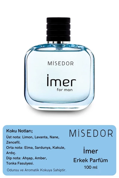 MİSEDOR Imer Edp 100 ml Erkek Parfüm - Resim 2