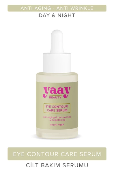 YAAY BEAUTY Eye Contour Care Serum Anti Aging Göz Çevresi Serumu 30 ml ürün görseli 1