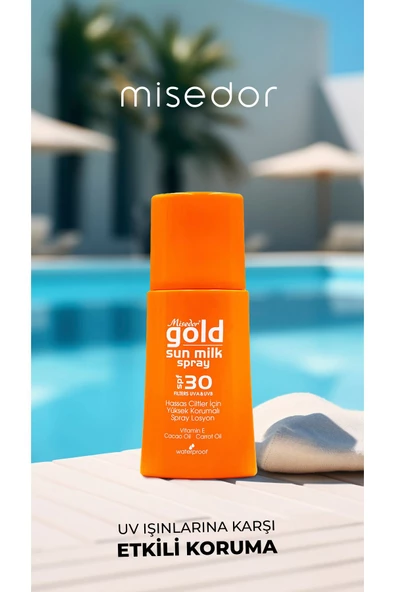 MİSEDOR Gold Natural Güneş Kremi 30 spf 200 ml ürün görseli 1