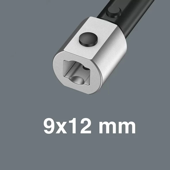 Wera 7773 B 9x12 INSERT-3/8" 05078205001 - Resim 2