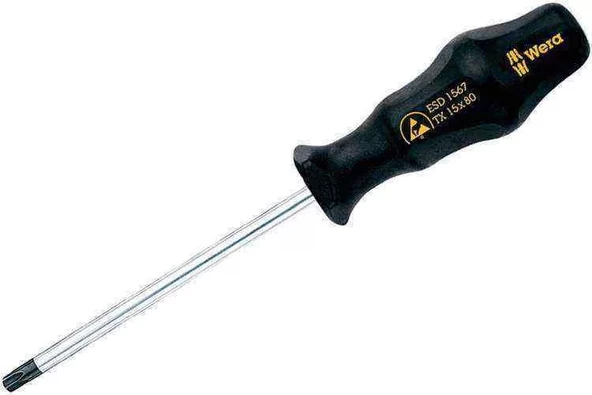 Wera 1567 A ESD Torx BO 30x115mm Tornavida 05030130001 ürün görseli 1