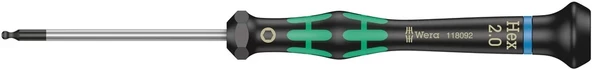 Wera 2052 Top Baş Mikro Alyan 2x60mm Tornavida 05118092001 ürün görseli 1